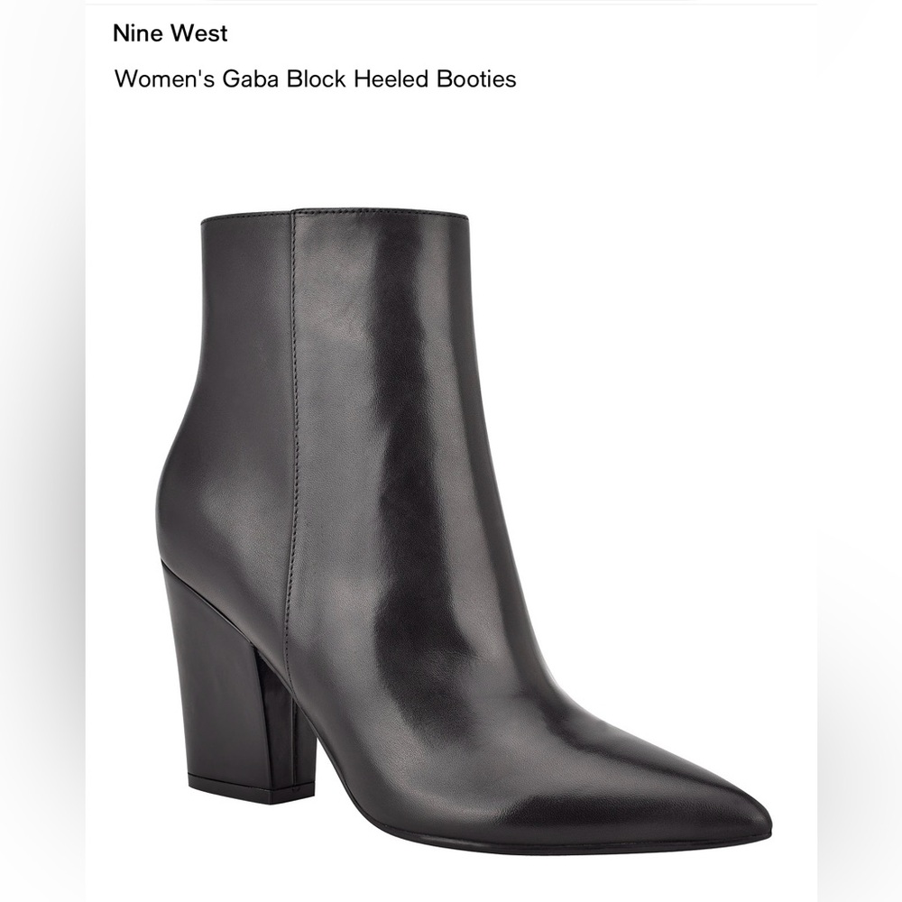 Nine West GABA Block-Heeled Ankle Booties